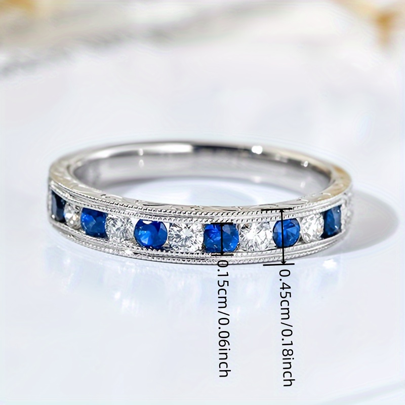 Minimalist Zirconia Eternal Ring for Women